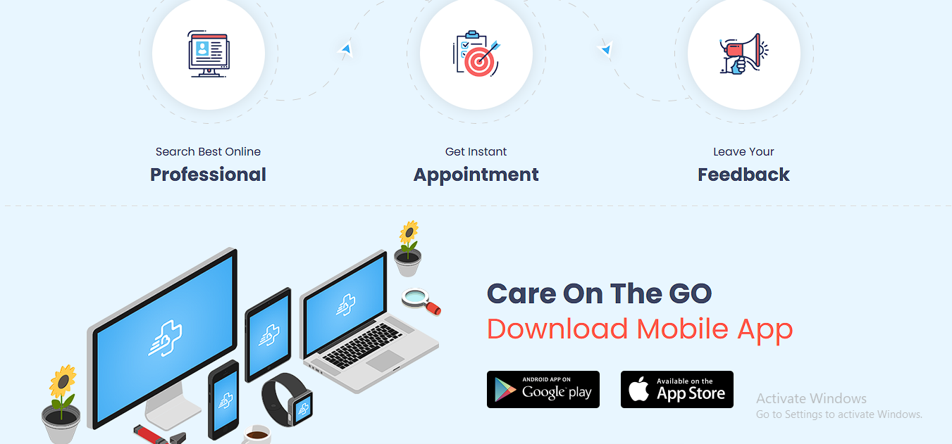 Virtual ODP via video call - website , software and mobile app